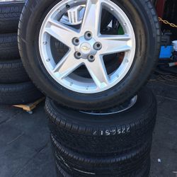 Used oem chevy 17 inch wheels