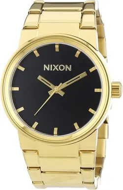 Nixon Men's Cannon A160510 Gold Stainless-Steel Quartz Watch