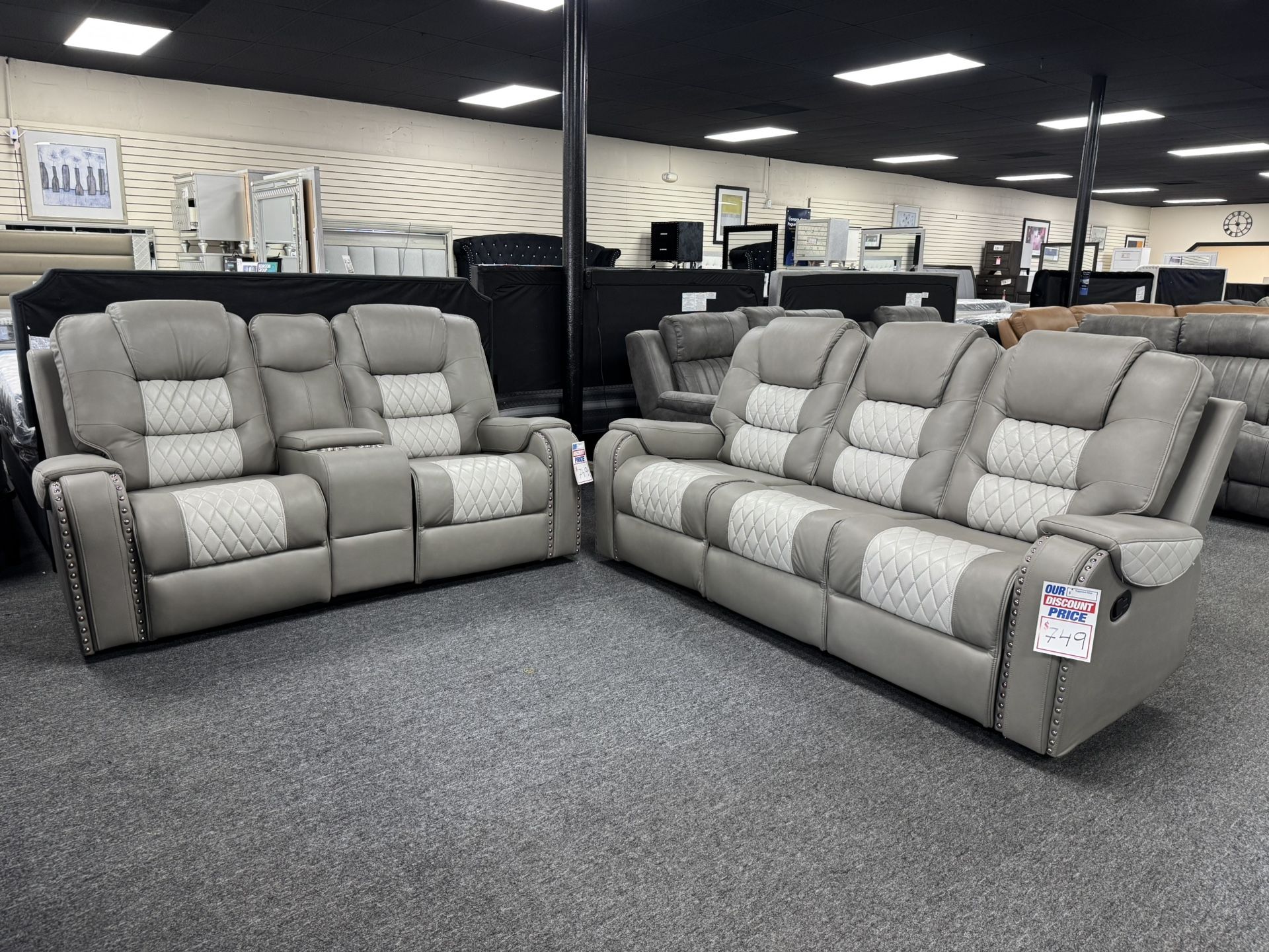 Reclining Sofa & Loveseat. 🚚WE DELIVER🚚