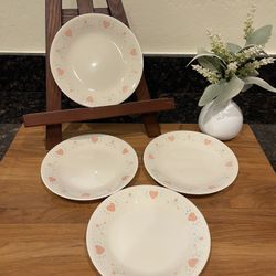 Corelle Forever Yours Bread/Butter Plates 6.75”