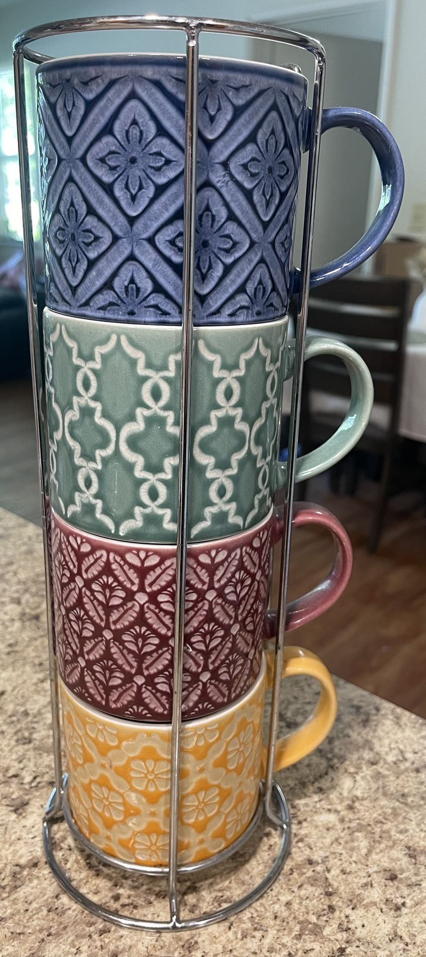 Stackable Coffee Mug Set