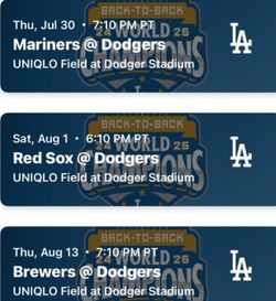 Seattle Mariners at Los Angeles Dodgers