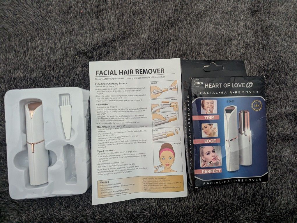 Facial Hair Remover Heart Of Love-NEW