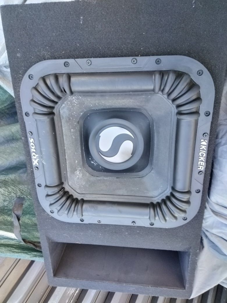 15inch Speaker Kicker Solo X Sub 
