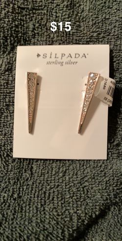 New silpada silver earrings