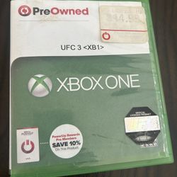 UFC 3 XBOX ONE GAME MIXED-MARTIAL ARTS FIGHTING 