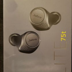 JABRA Elite 75t True Wireless Active Noise Cancelling In Ear Headphones
