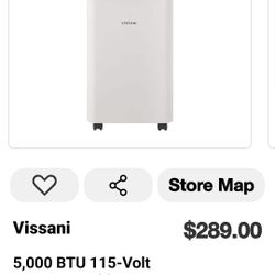 Vissani  Portable Air Conditioner 5000btu 