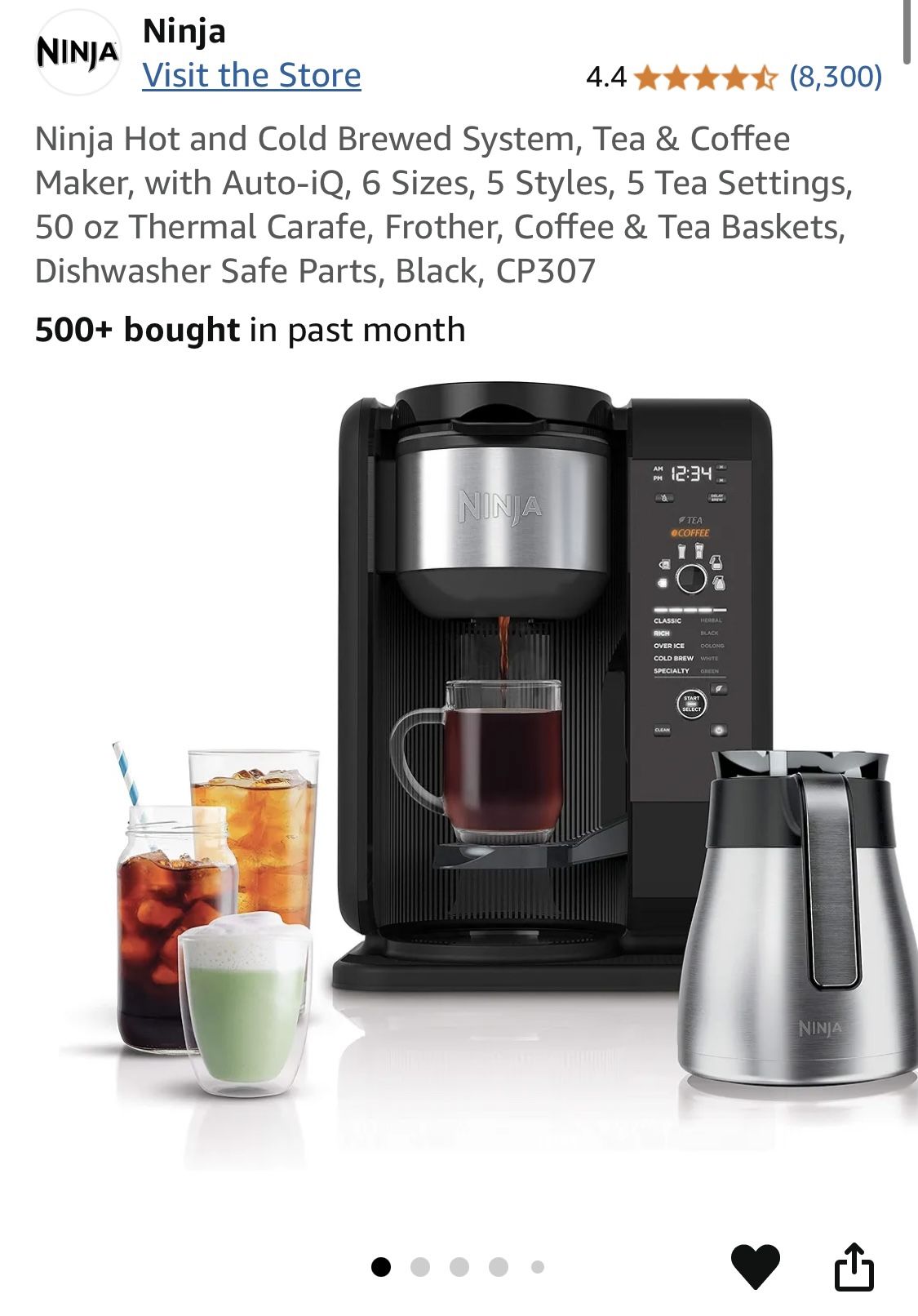 NINJA HOT & COLD BREWED SYSTEM