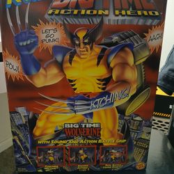 X-Men Wolverine Electronic Big Time Action Hero 1996 Action Figure Brand New 13”