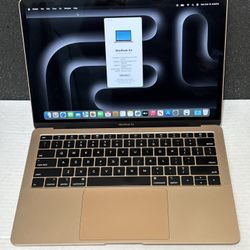 MacBook Air 13 2018 i5/ 8gb ram 256 gb ssd  Gold  