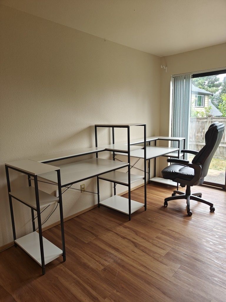 109 inches Long Computer Desk for Two People (New in Box)