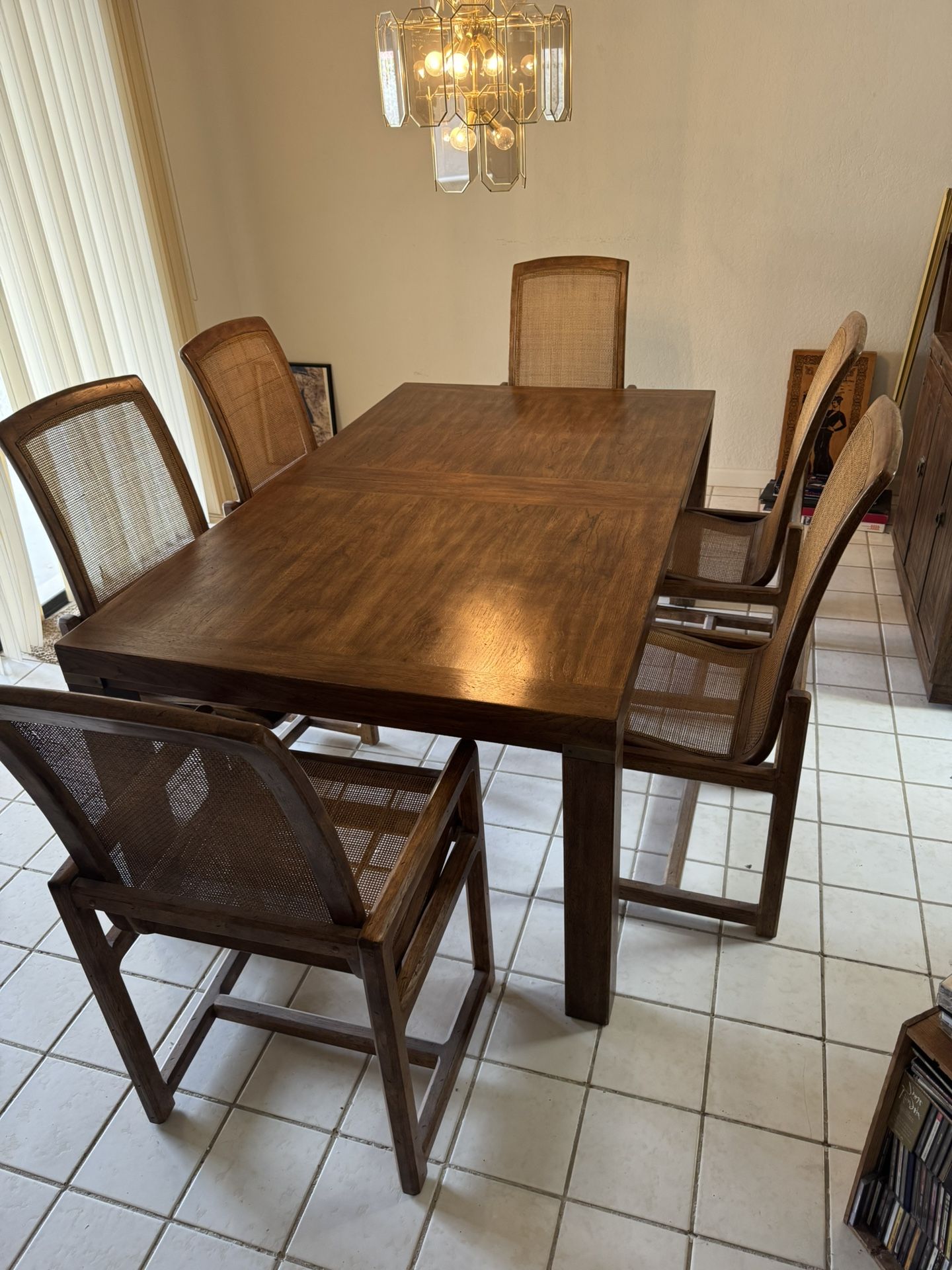 Drexel Mid Century Modern Dining Room Table and Chairs - Drexel