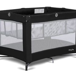 Portable Playard w/ Bassinet - Black