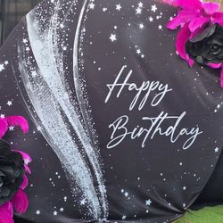 360 Photo Booth, Bloon Decorations, Chairs 