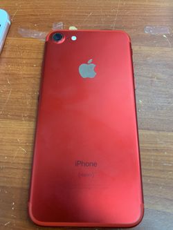 Unlocked iphone 7 red 128gb