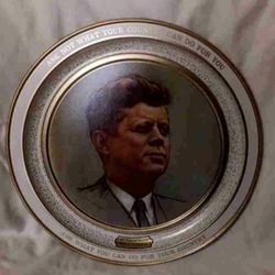Vintage JFK Plate