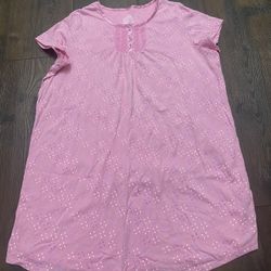 Womans Pink Large XL Pajama Gown #5