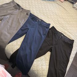Set Of 3 Men’s Slack Pants. 