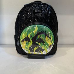 Loungefly Villains Maleficent Dragon Mini Backpack NWT - New Women | Color: Black