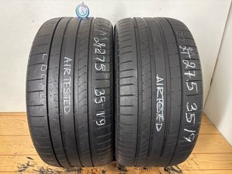2 tires 275 35 19 Pirelli p zero pz4 no repairs