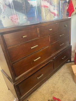 Large Wood Dresser