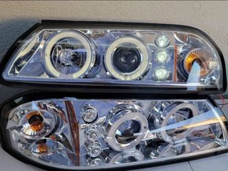 00-05 Chevrolet Impala LED Projector Headlights Luces Calaveras Micas Faros Focos Faroles Headlamps Chevy 