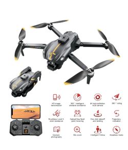 RC Drone WIFI FPV Dual 4K HD Camera 360° Obstacle Avoidance Quadcopter 3 Battery