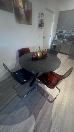 Dining table with chairs