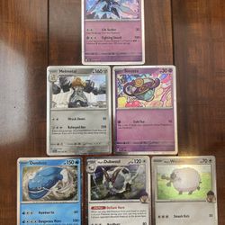 Pokemon Scarlet & Violet 6 Card Cosmo Holo Lot Ceduledge, Melmetal, Sinistea & More NM