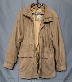 VINTAGE WILSONS ADVENTURE BOUND LEATHER COAT JACKET 90'S MENS SIZE MEDIUM. RARE