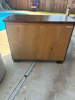 Wood dresser