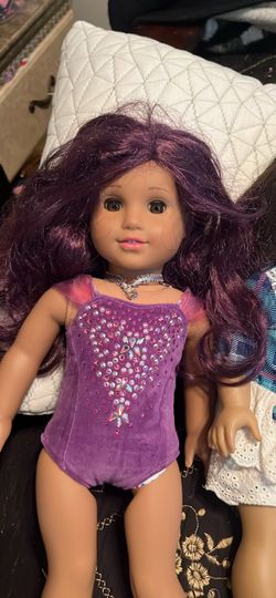 American Girl Doll with Purple Hair limited  edition