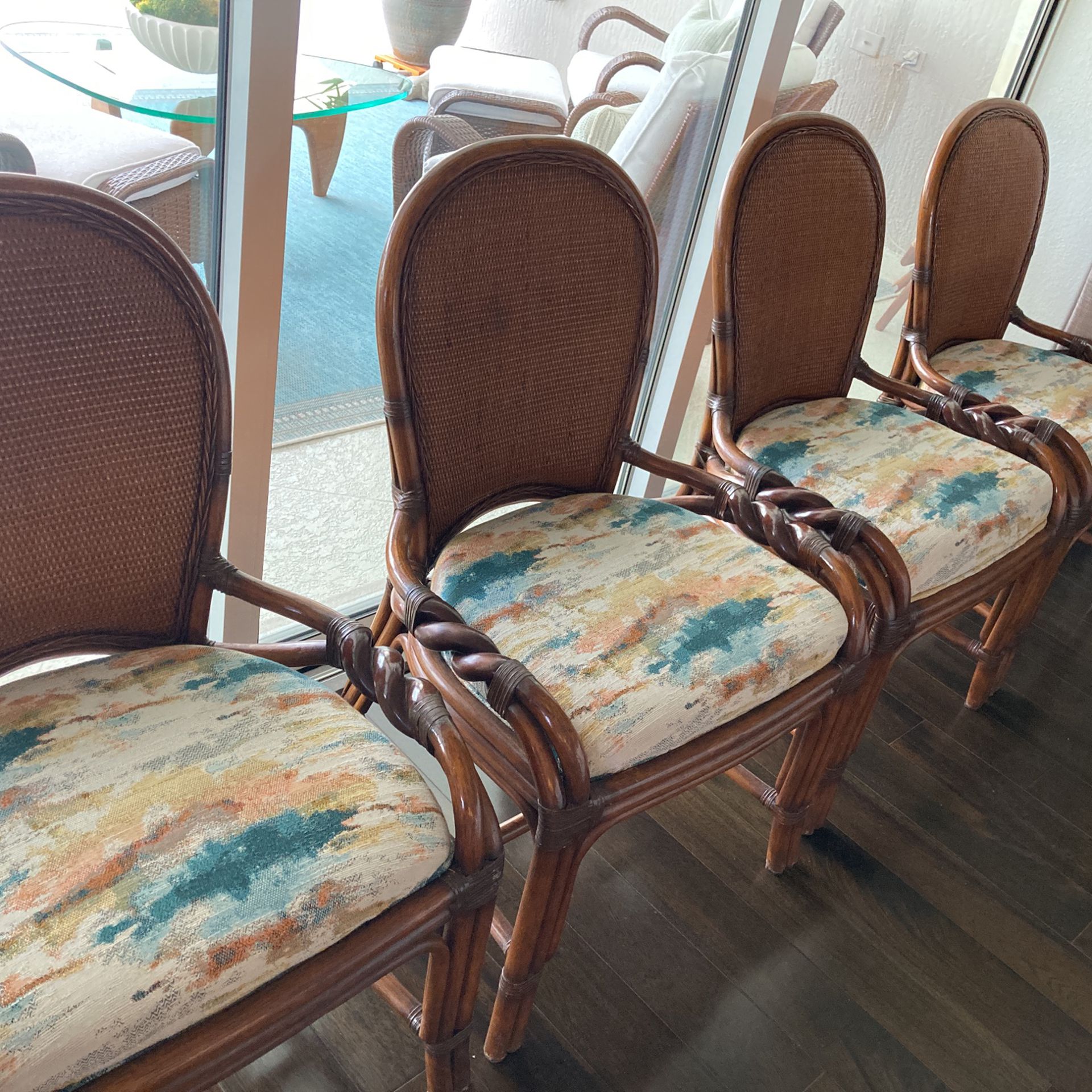 Dining Chairs by Palacek   2 Chairs  