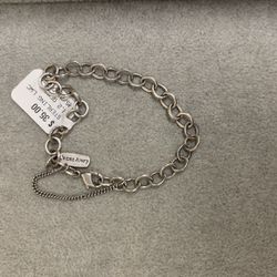James Avery Forged Link Charm Bracelet 