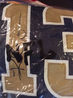 Kurt Warner signed Rams jersey Memorabilia