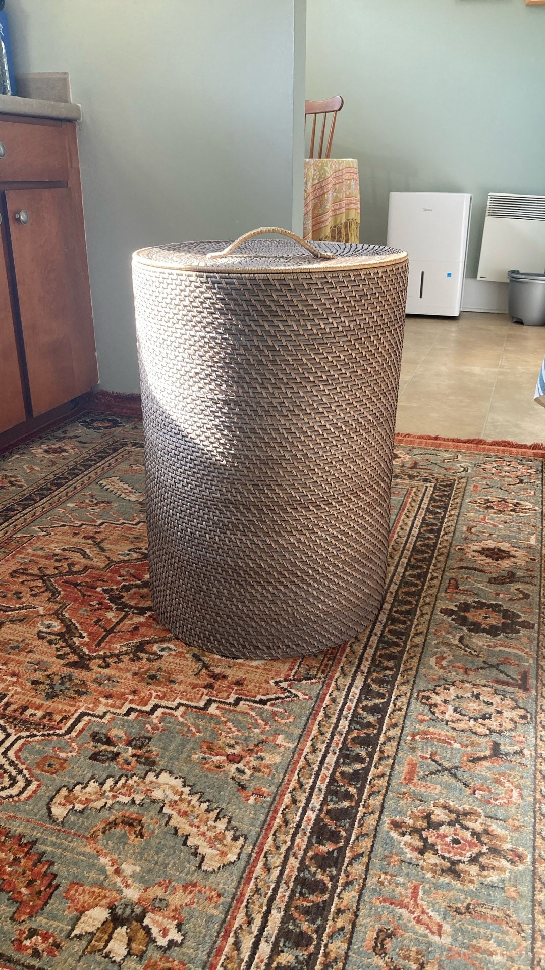 Crate & Barrel Laundry Hamper