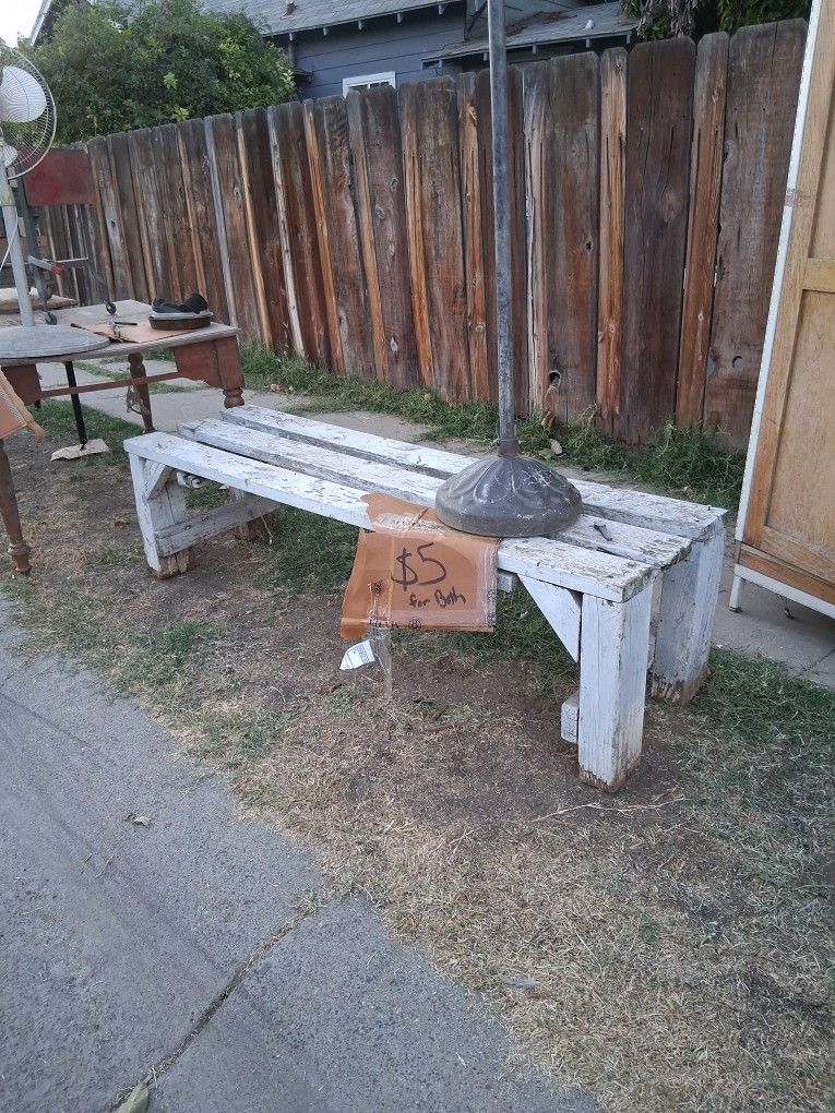 Bench And Umbrella Base