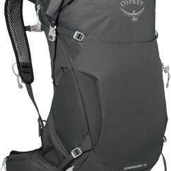 Osprey Downburst 36L Men's Hiking Backpack Dark Charcoal NWT Waterproof Main