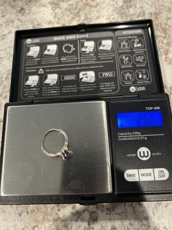 Vintage Women Ring 18K White Gold