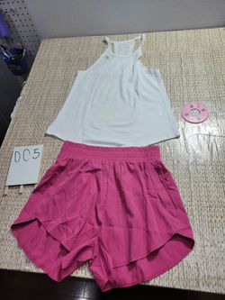 2 pieza short y blusa