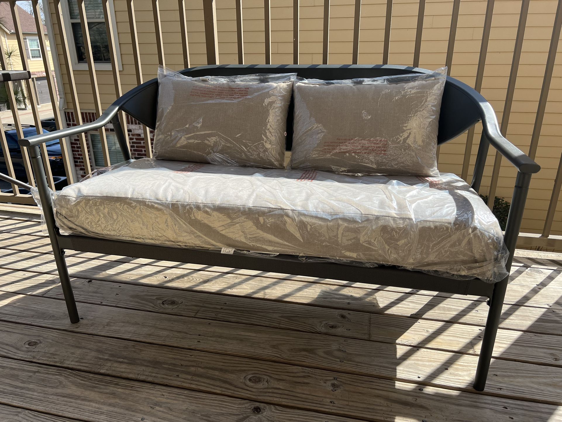 Dekker Patio Loveseat with Lumbar Back Cushion - Project 62™