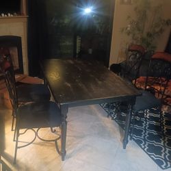 Dining Table And Four Chairs