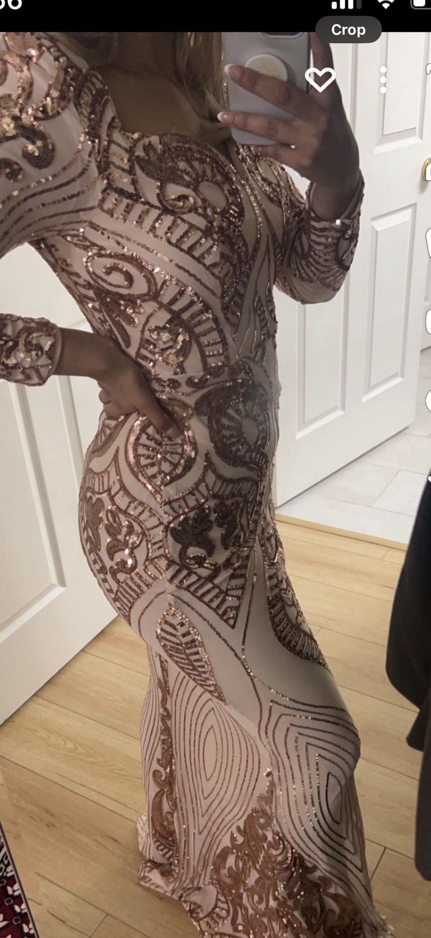 Gold Dress Pick Up Only 