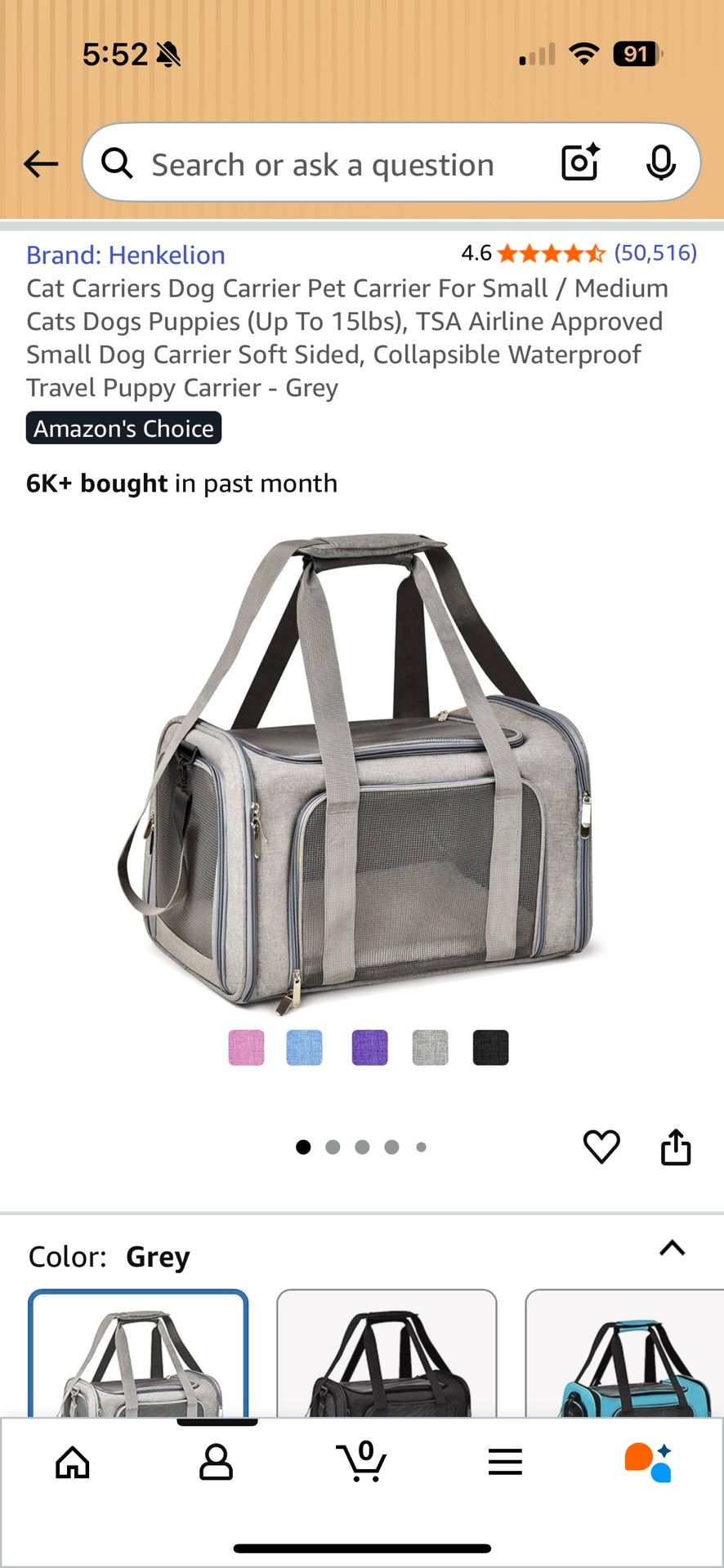 Dog Carriers For Small Medium Dogs