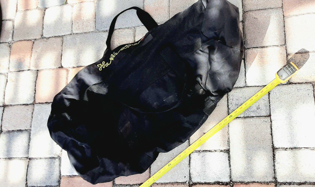 Dive Bag with Mesh / Duffle Bag -Black