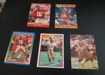 $5 for the 5 Joe Montana  cards together