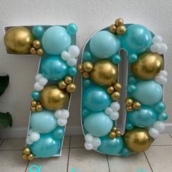 Mosaic Balloons Numbers Or Letters ! 42”