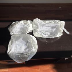 Set of 3 White Cactus Print Packing Cubes