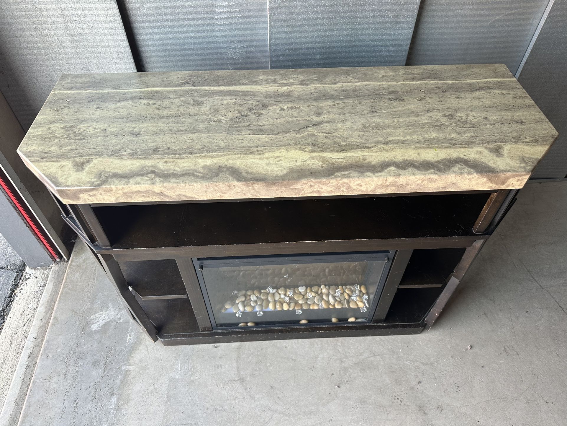 Electric Fireplace Entertainment Center